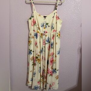 Torrid Women’s Floral Midi Dress Size 1X